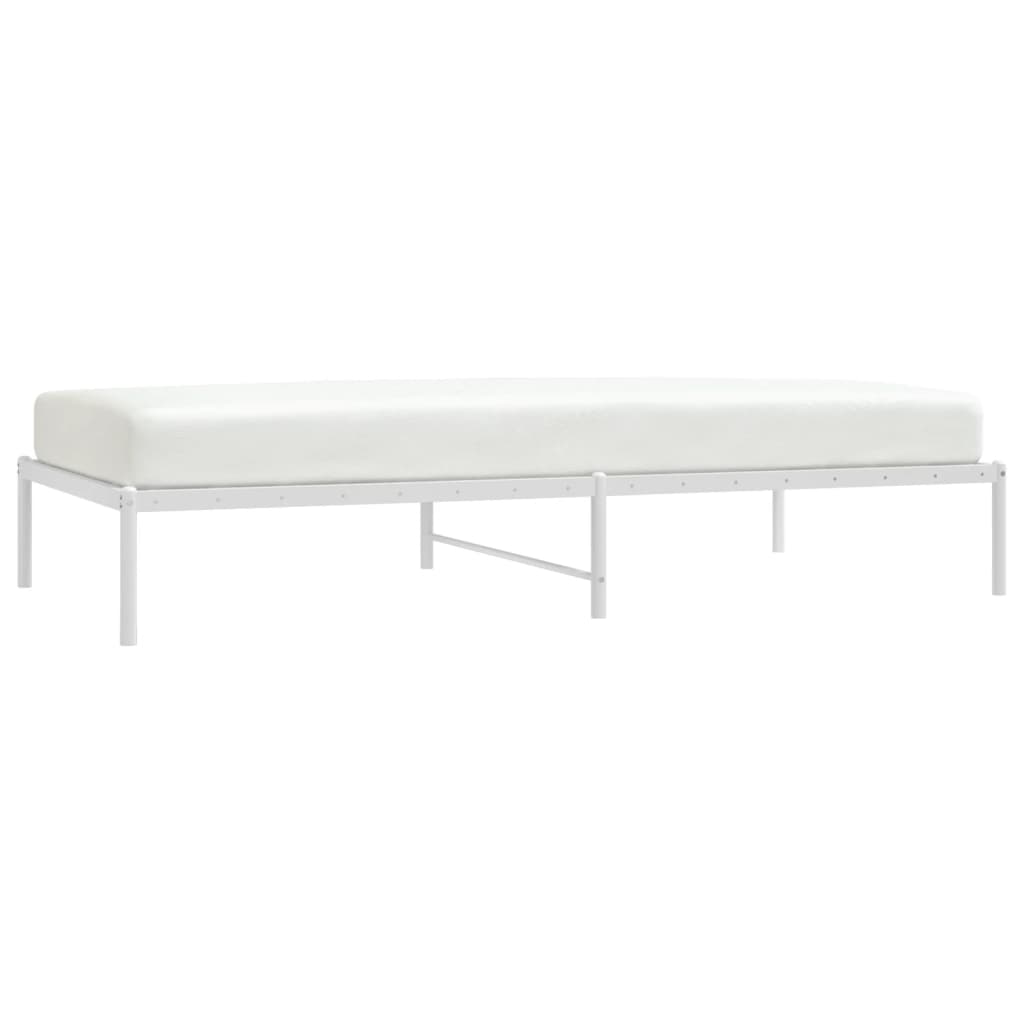 Metalni okvir za krevet bijeli 100x200 cm