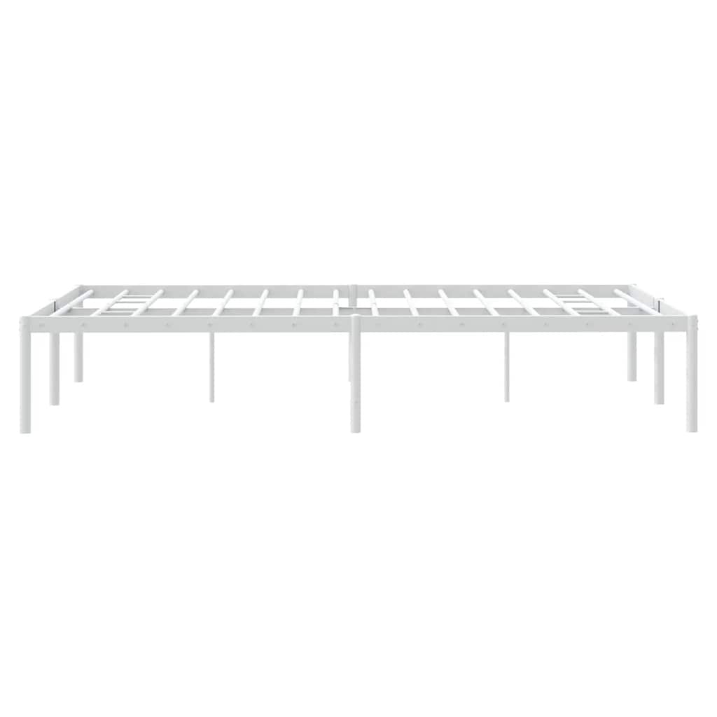 Metalni okvir za krevet bijeli 135x190 cm