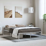Metalni okvir za krevet bijeli 135x190 cm