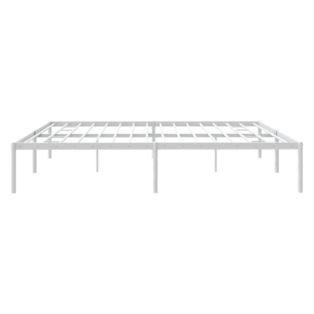 Metalni okvir za krevet bijeli 180x200 cm