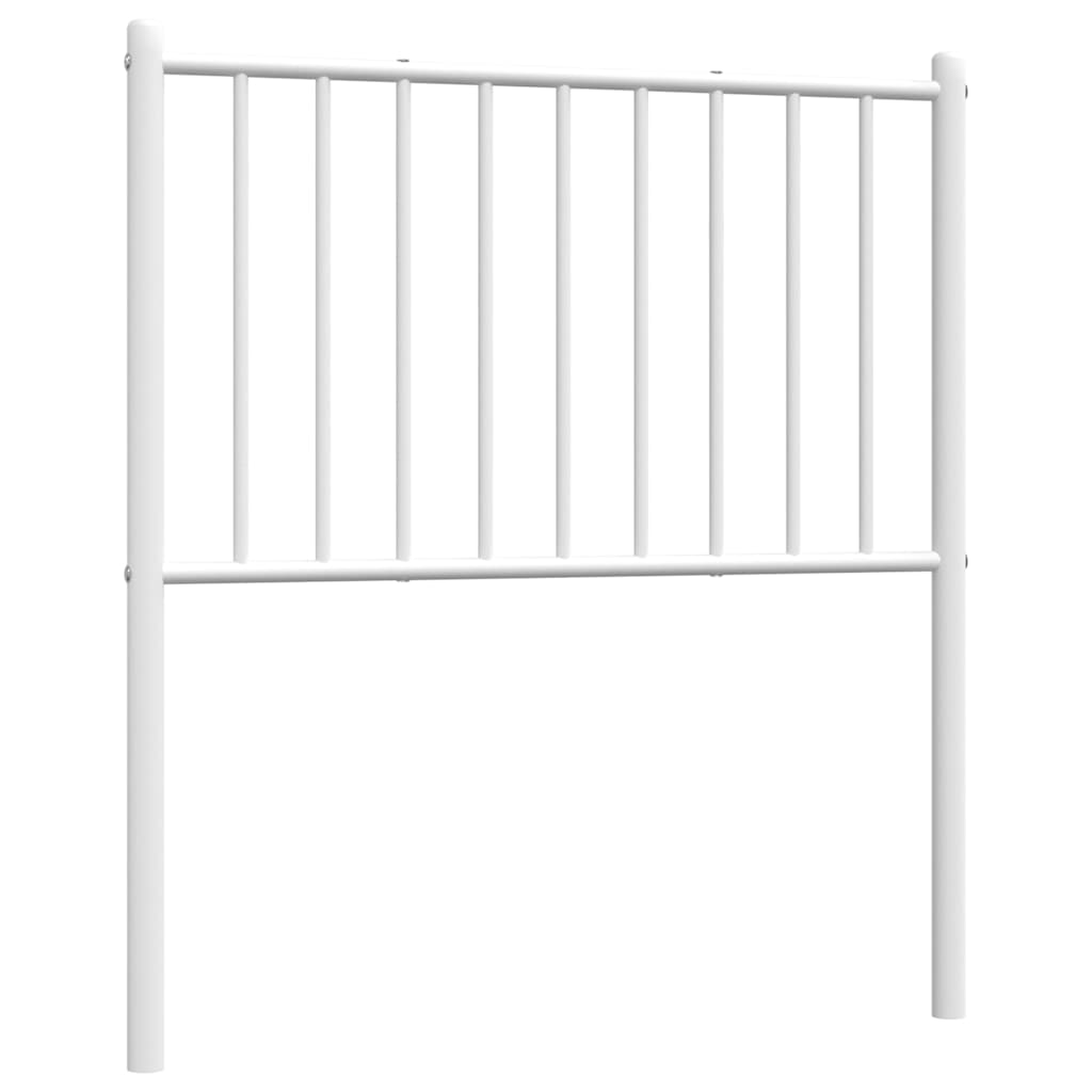 Metalno zamjensko uzglavlje bijelo 80 cm