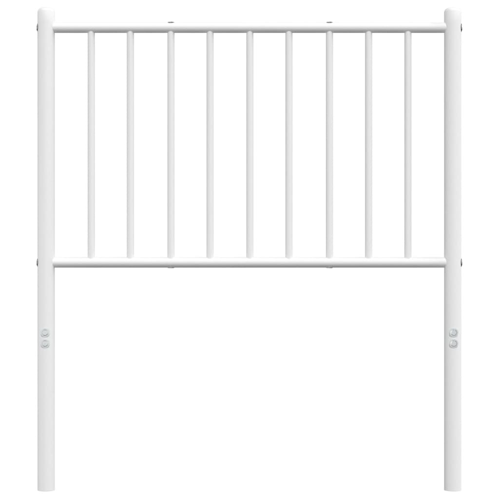 Metalno zamjensko uzglavlje bijelo 80 cm