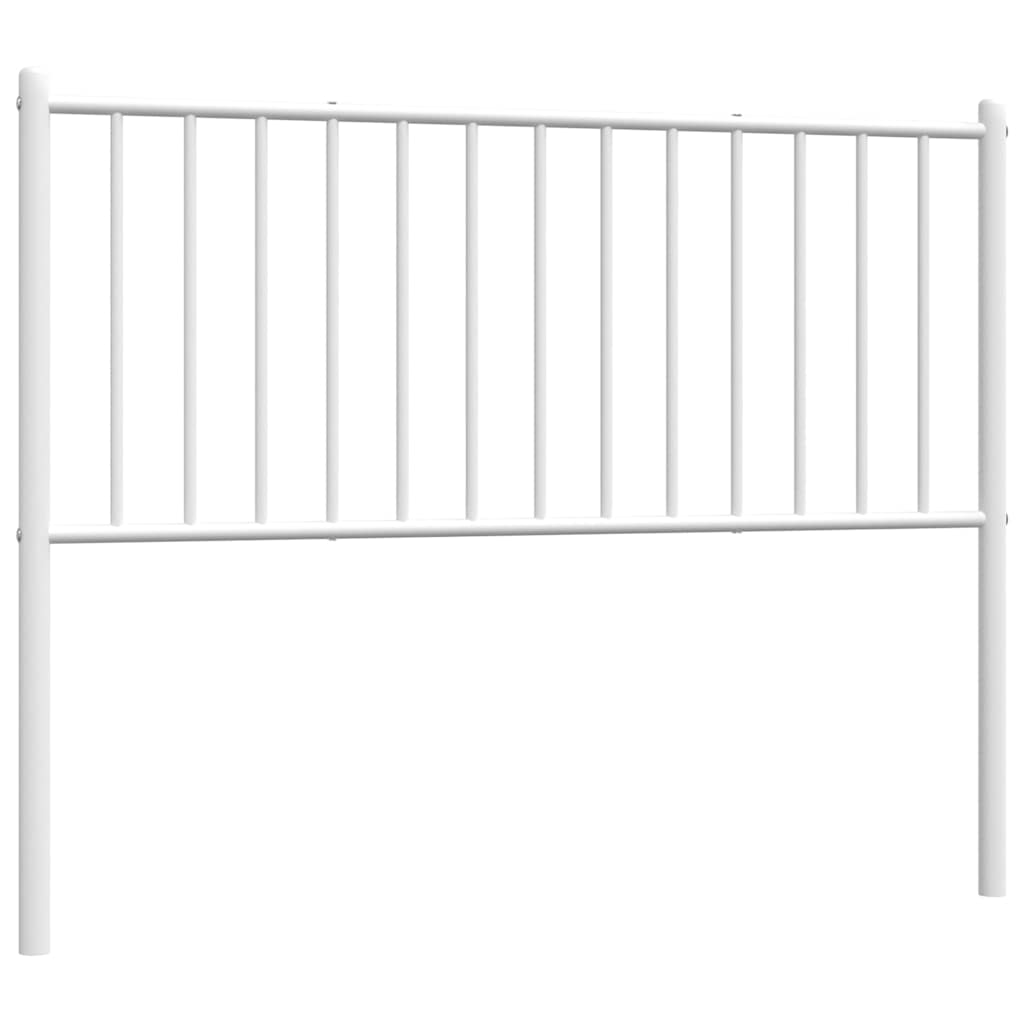 Metalno zamjensko uzglavlje bijelo 107 cm