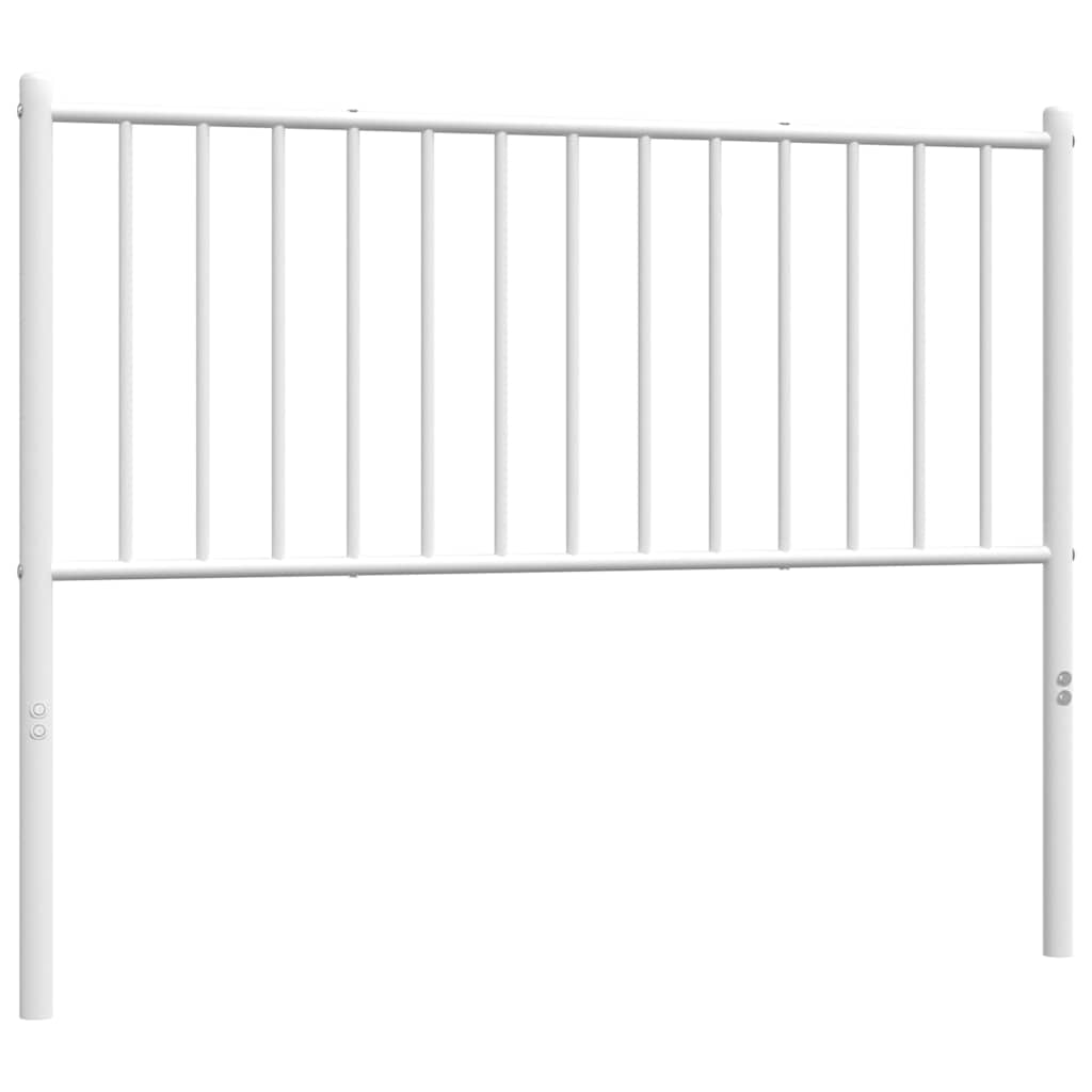 Metalno zamjensko uzglavlje bijelo 107 cm