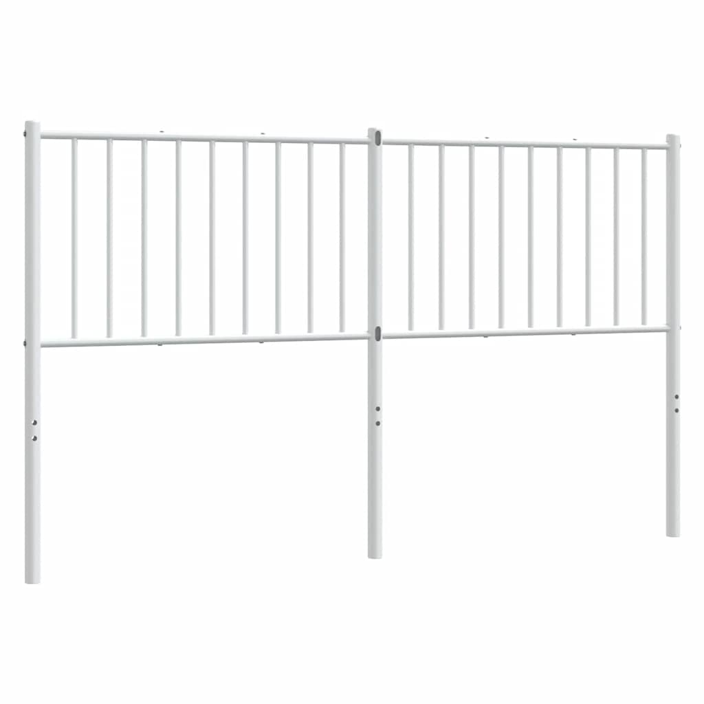 Metalno zamjensko uzglavlje bijelo 160 cm
