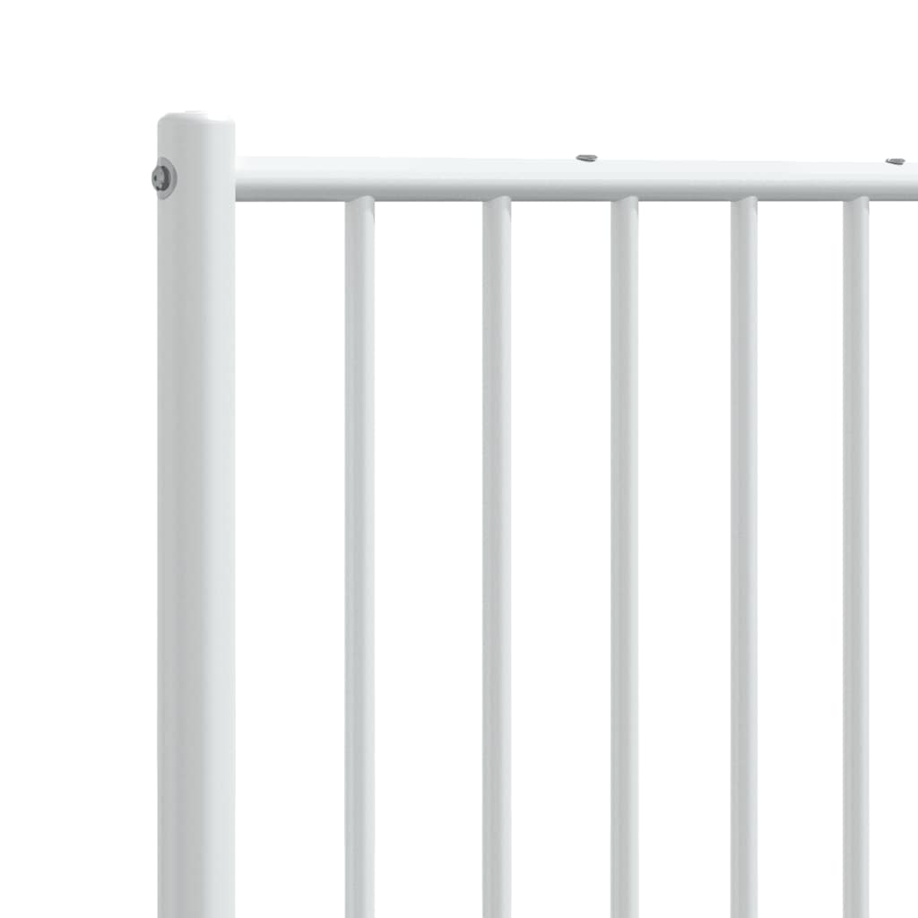 Metalno zamjensko uzglavlje bijelo 160 cm