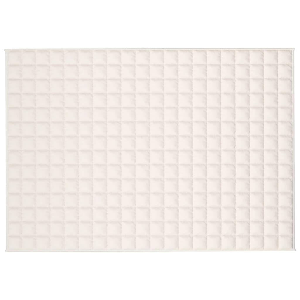 Teška deka svijetla krem 137x200 cm 10 kg od tkanine