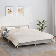 Teška deka svijetla krem 200x230 cm 13 kg od tkanine