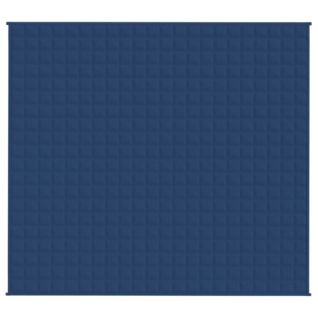 Teška deka plava 200x220 cm 9 kg od tkanine
