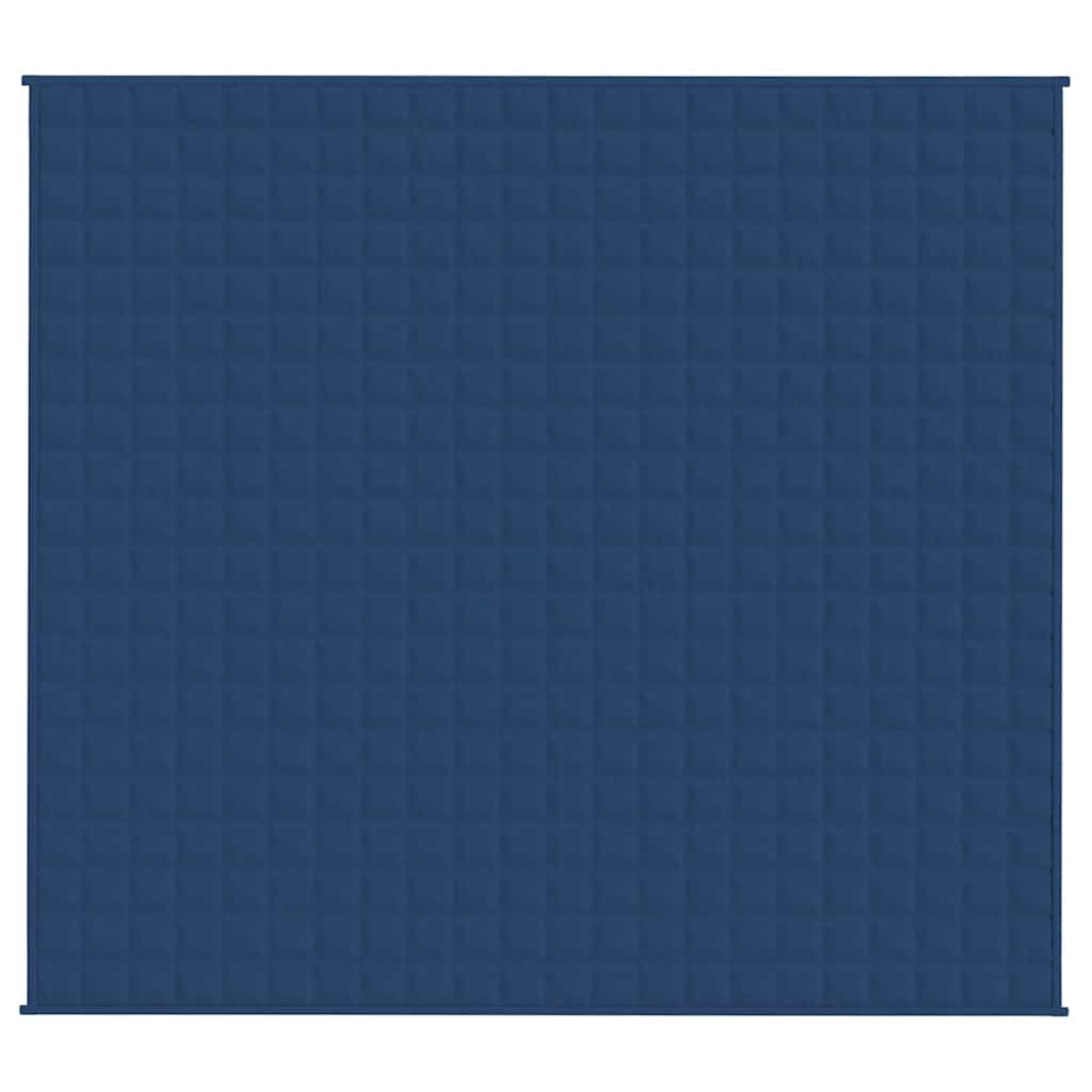 Teška deka plava 200x230 cm 9 kg od tkanine