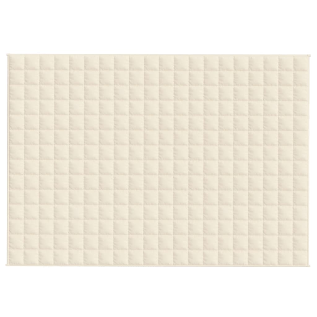 Teška deka svijetla krem 137x200 cm 6 kg od tkanine
