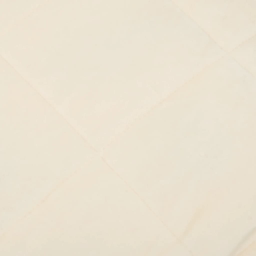 Teška deka svijetla krem 137x200 cm 6 kg od tkanine