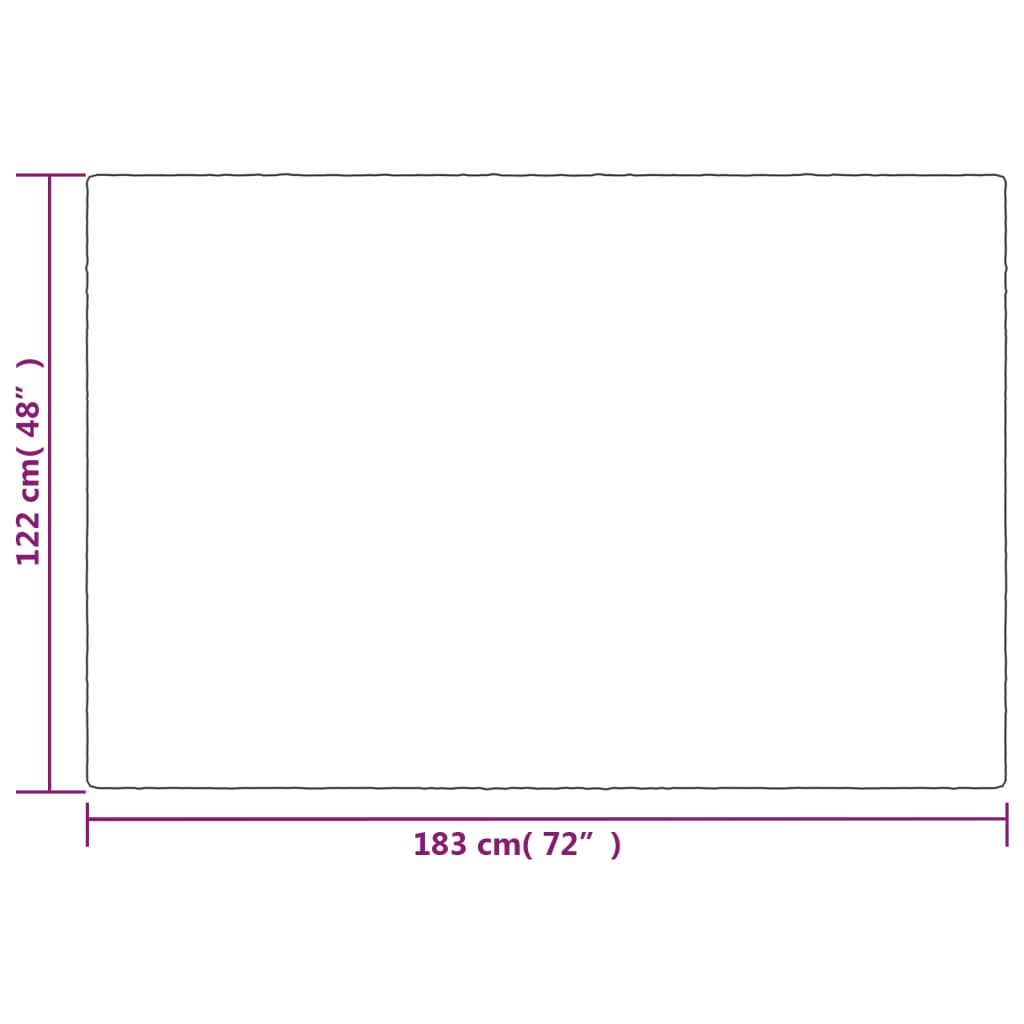Teška deka s navlakom siva 122 x 183 cm 9 kg od tkanine