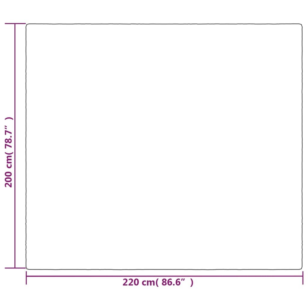 Teška deka s navlakom siva 200 x 220 cm 9 kg od tkanine