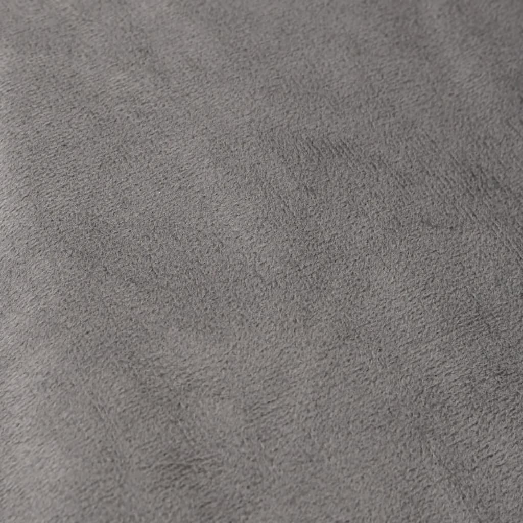 Teška deka s navlakom siva 200 x 230 cm 9 kg od tkanine