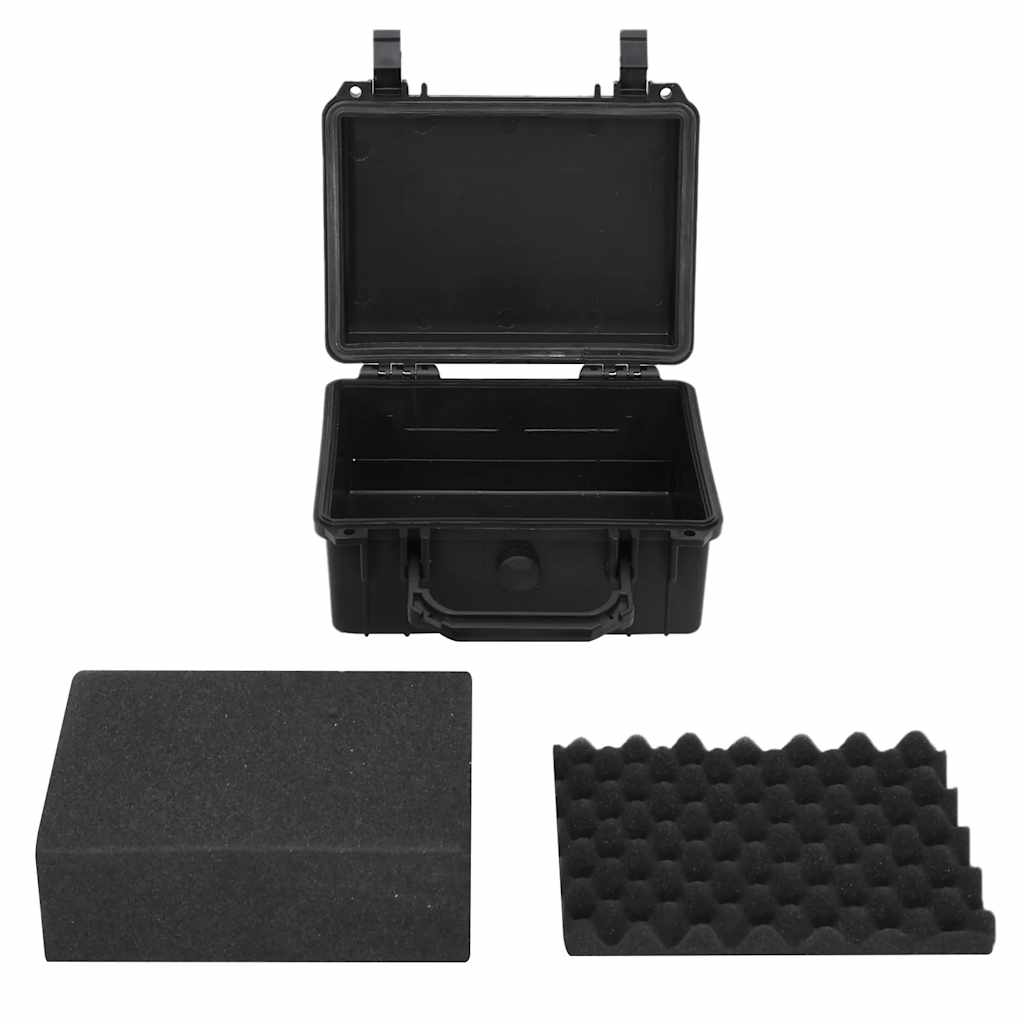 Prijenosni kovčeg crni 24 x 19 x 11 cm od PP-a
