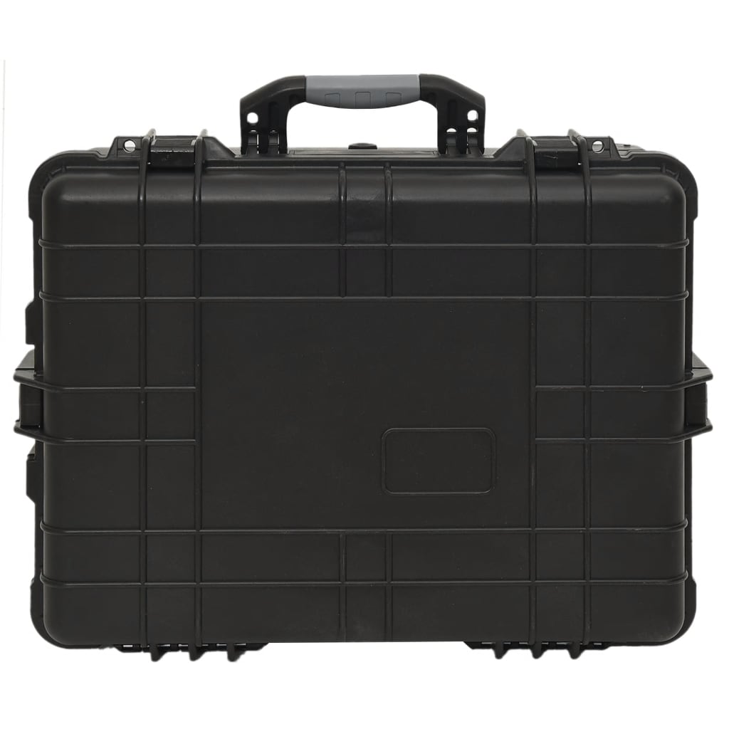 Kovčeg s kotačima crni 58 x 45 x 27 cm od PP-a