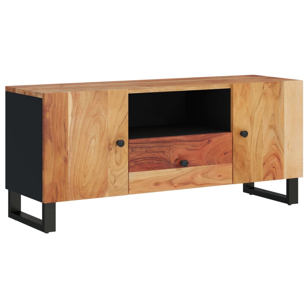 TV ormarić 105 x 33,5 x 46 drvo bagrema i konstruirano drvo