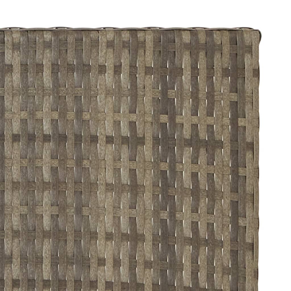 Sklopivi stol sivi 45 x 35 x 32 cm od poliratana