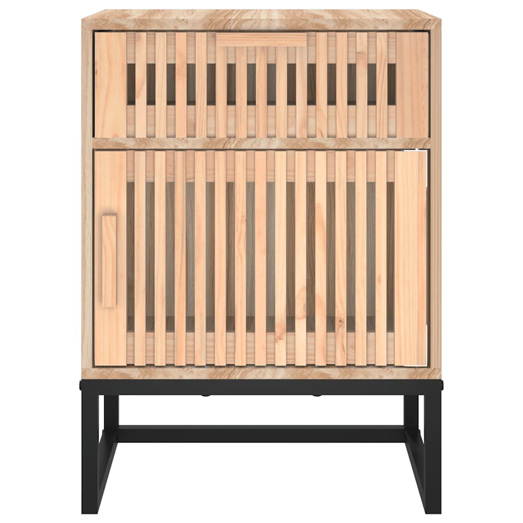 Noćni ormarići 2 kom 40 x 30 x 55,5 cm od drva i željeza