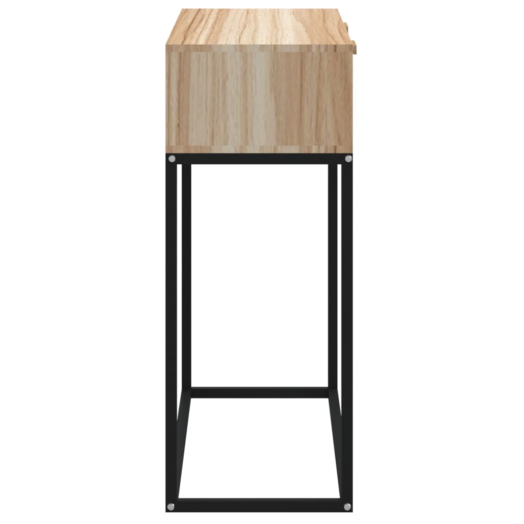 Konzolni stol 80 x 30 x 75 cm od konstruiranog drva i željeza