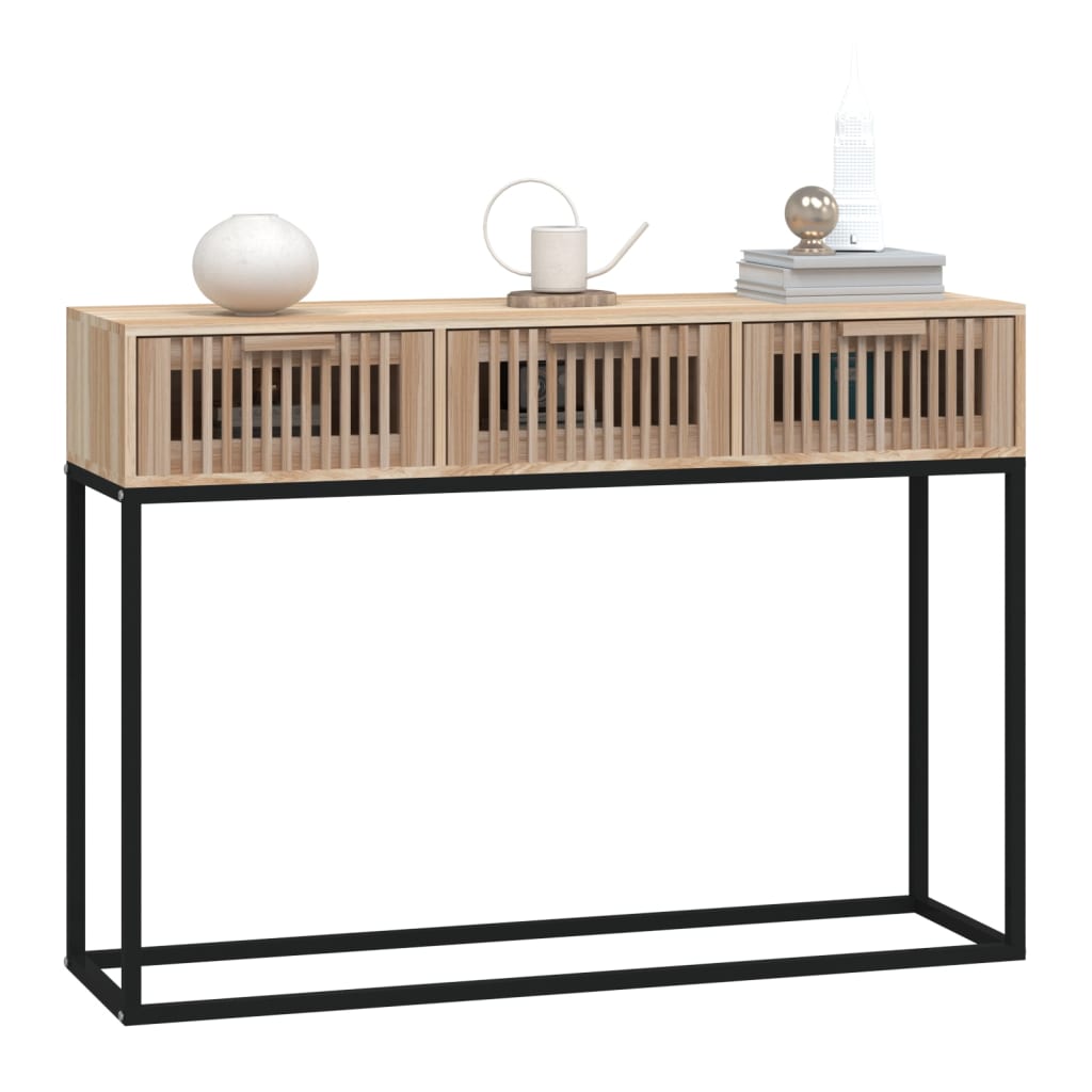 Konzolni stol 105 x 30 x 75 cm od konstruiranog drva i željeza
