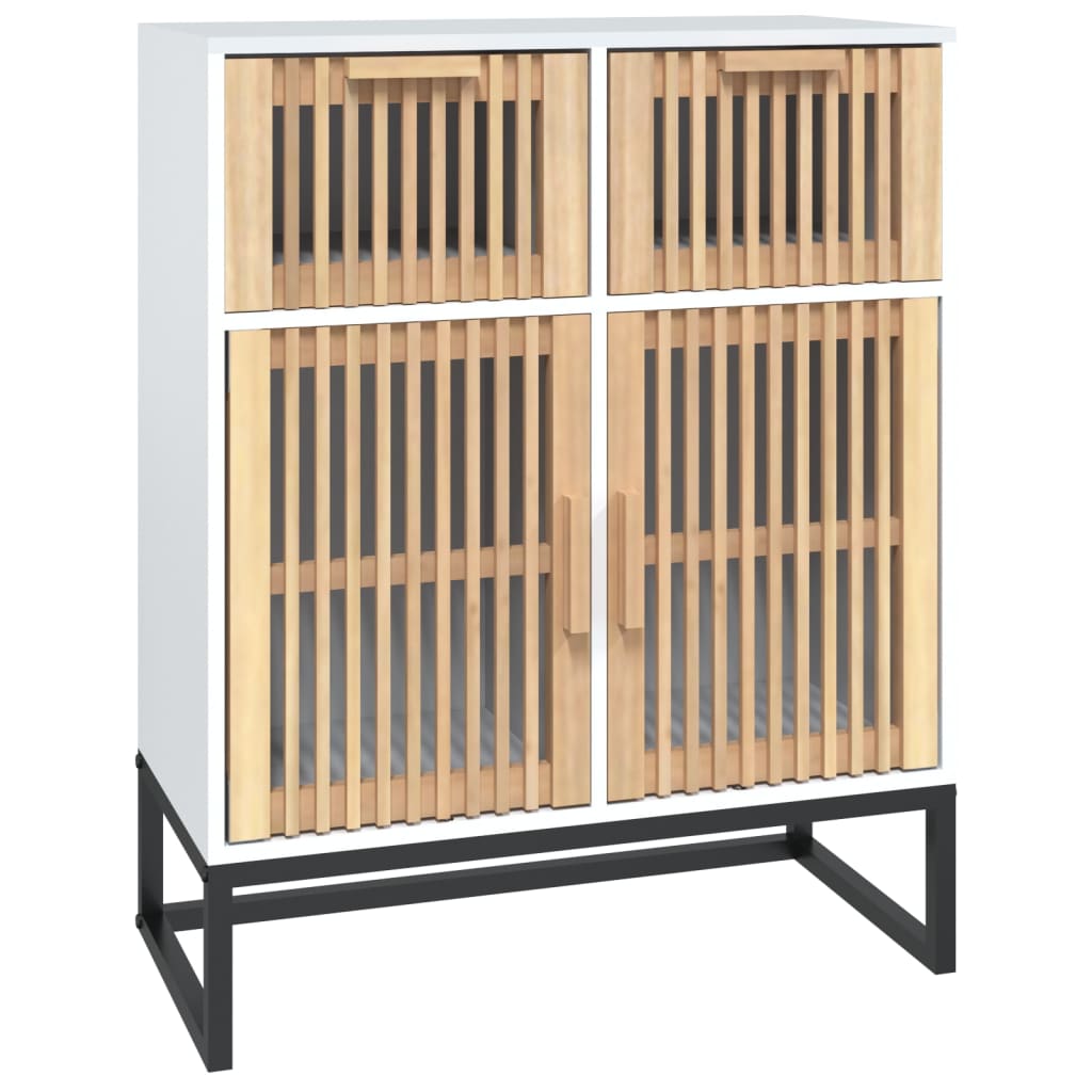 Komoda bijela 60 x 30 x 75 cm od konstruiranog drva