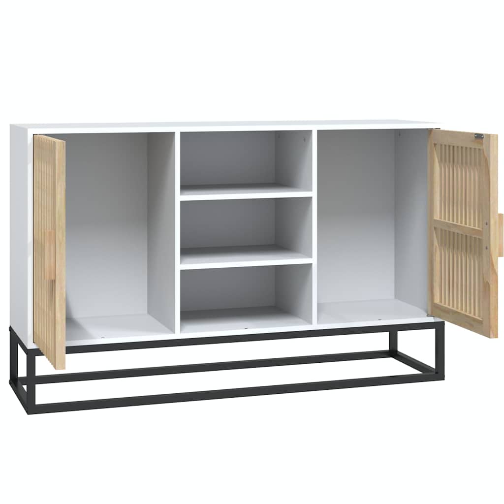 Komoda bijela 105 x 30 x 65 cm od konstruiranog drva