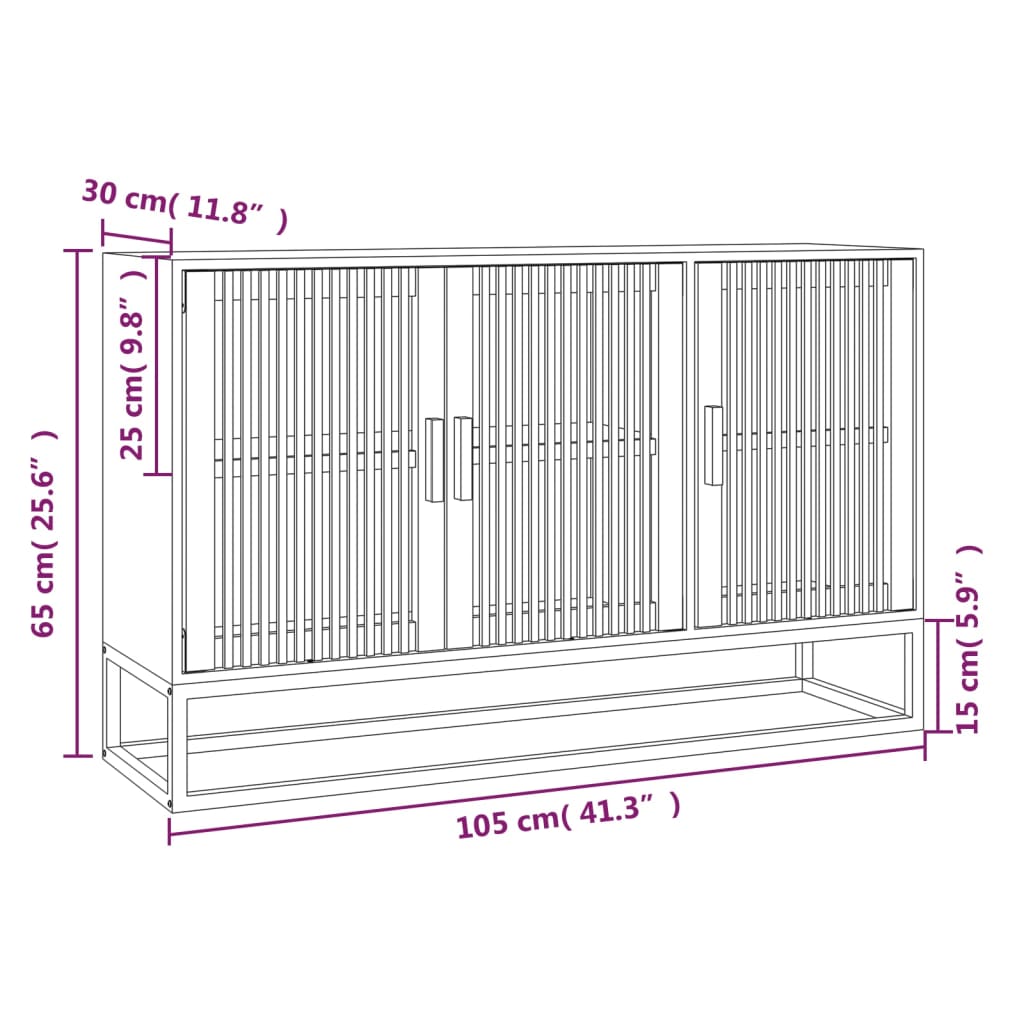 Komoda 105 x 30 x 65 cm od konstruiranog drva