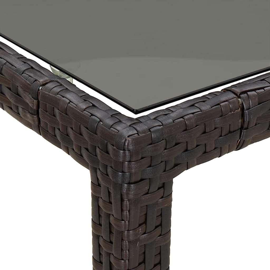 Stol za vrt Smeđa 150 x 90 x 75 cm poliratan