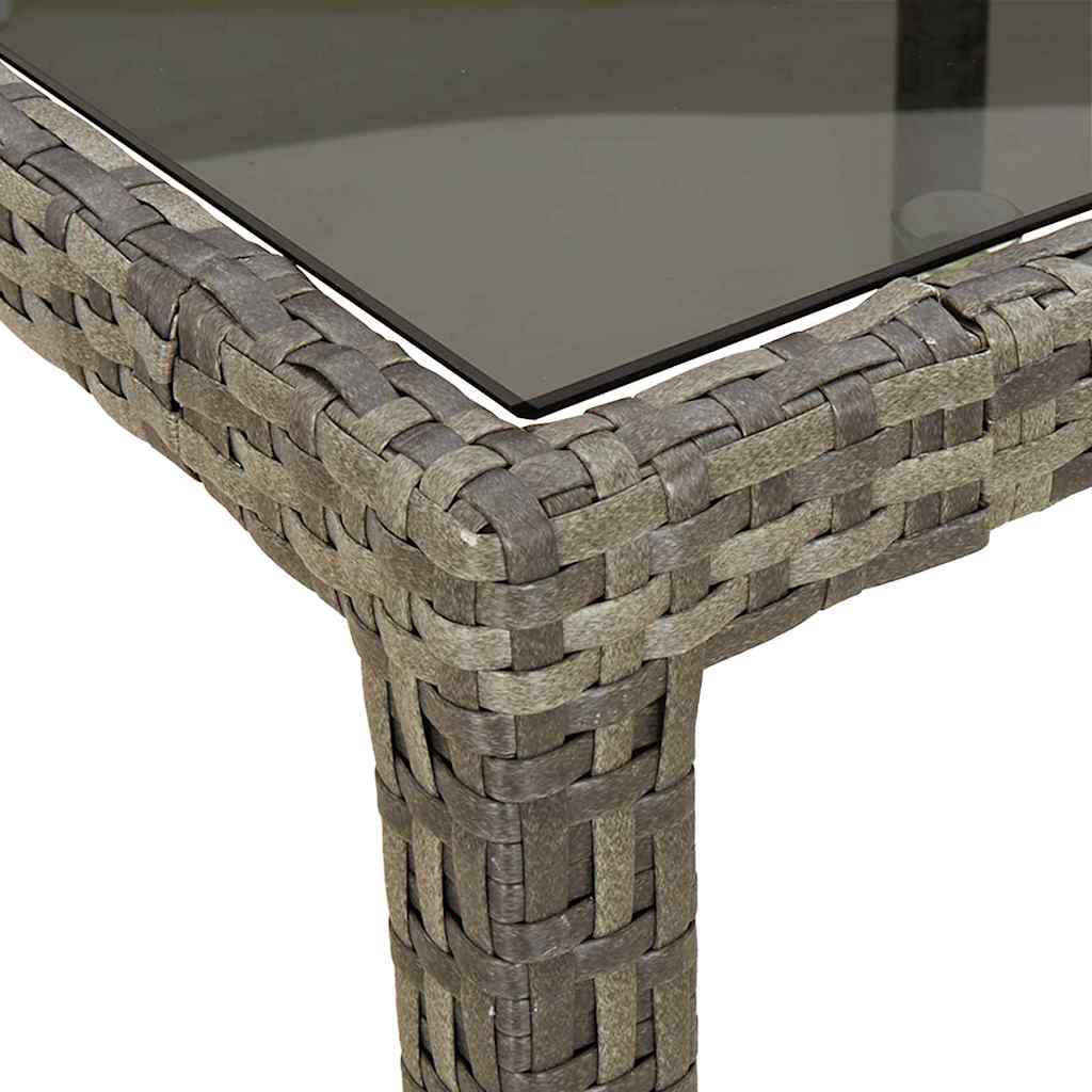 Stol za vrt Siva 250 x 100 x 75 cm poliratan