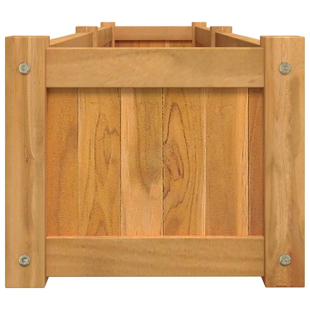 Povišena gredica 150 x 30 x 25 cm od masivne tikovine