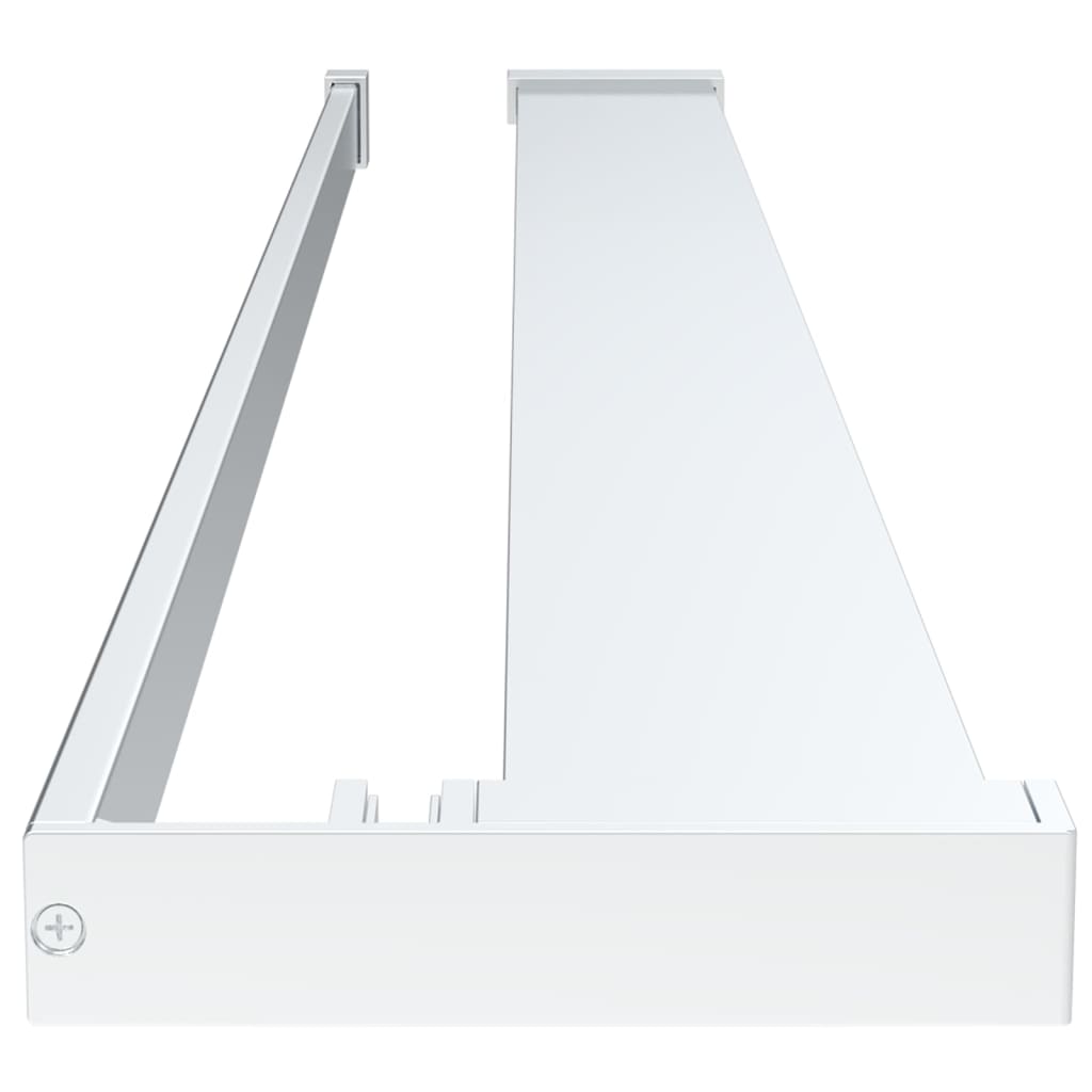 Polica za stijenku tuš-kabine kromirana 90 cm aluminijska