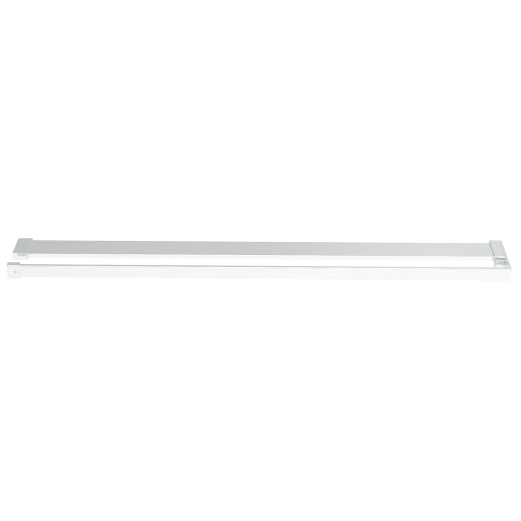 Polica za stijenku tuš-kabine kromirana 100 cm aluminijska