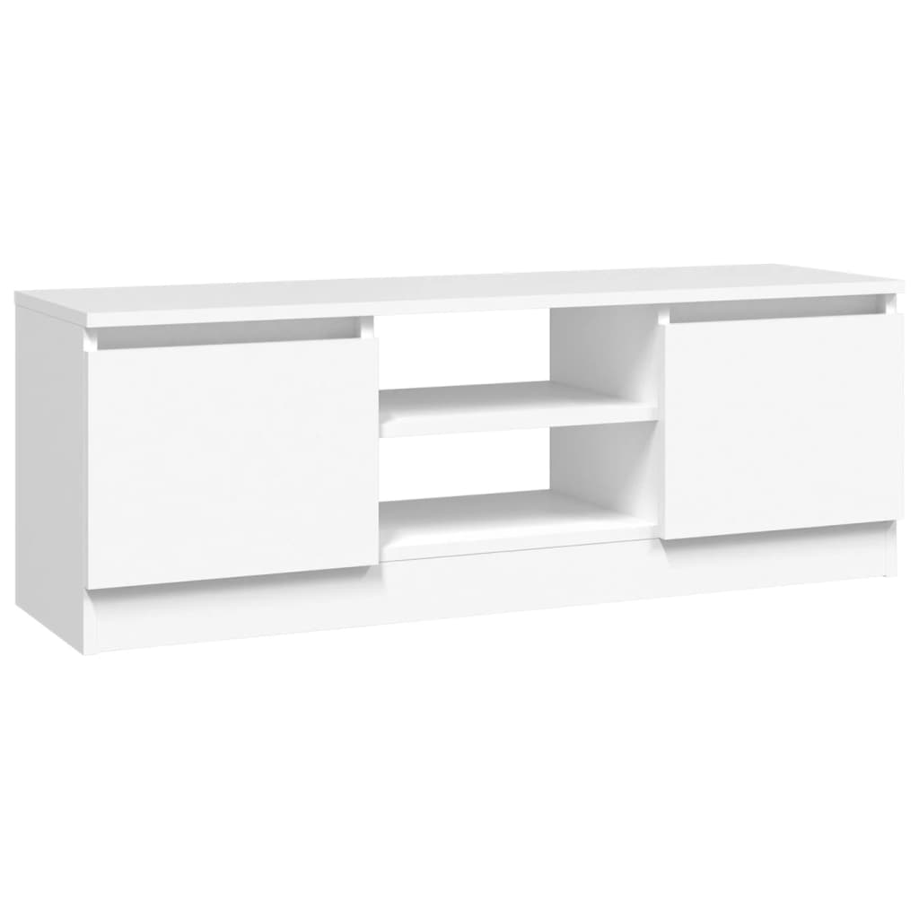 TV ormarić s vratima bijeli 102 x 30 x 36 cm