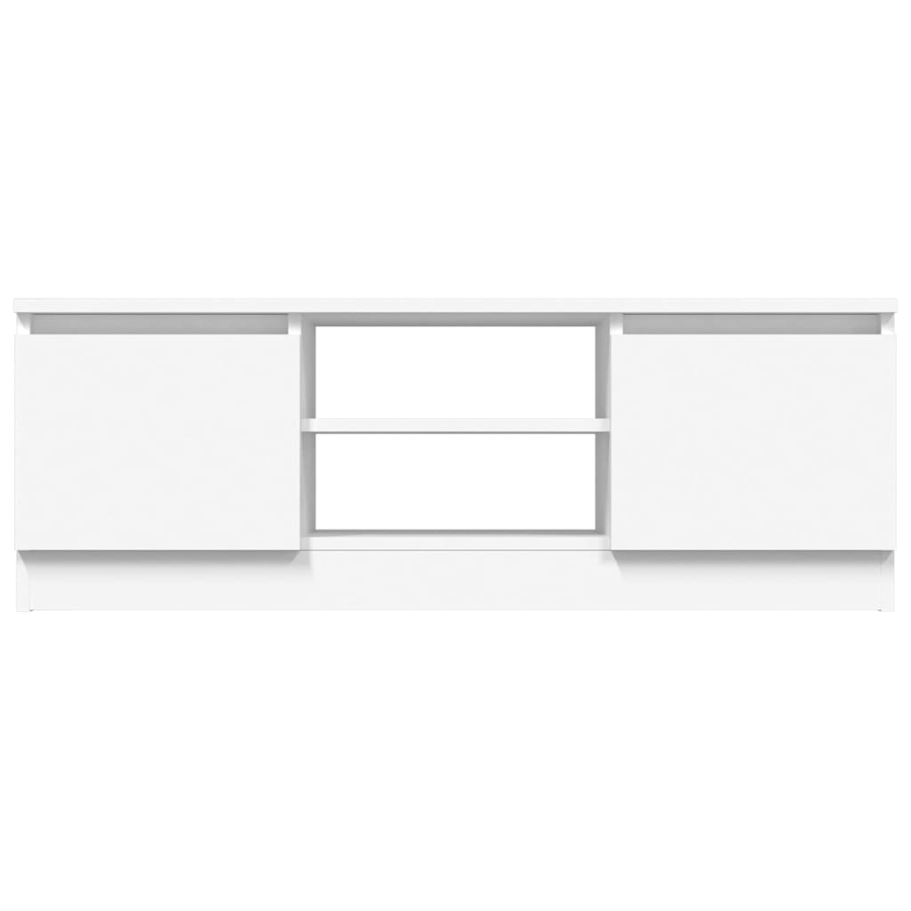 TV ormarić s vratima bijeli 102 x 30 x 36 cm