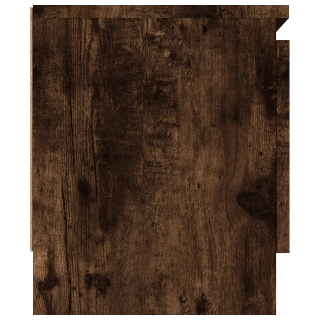 TV ormarić s vratima boja dimljenog hrasta 102x30x36 cm