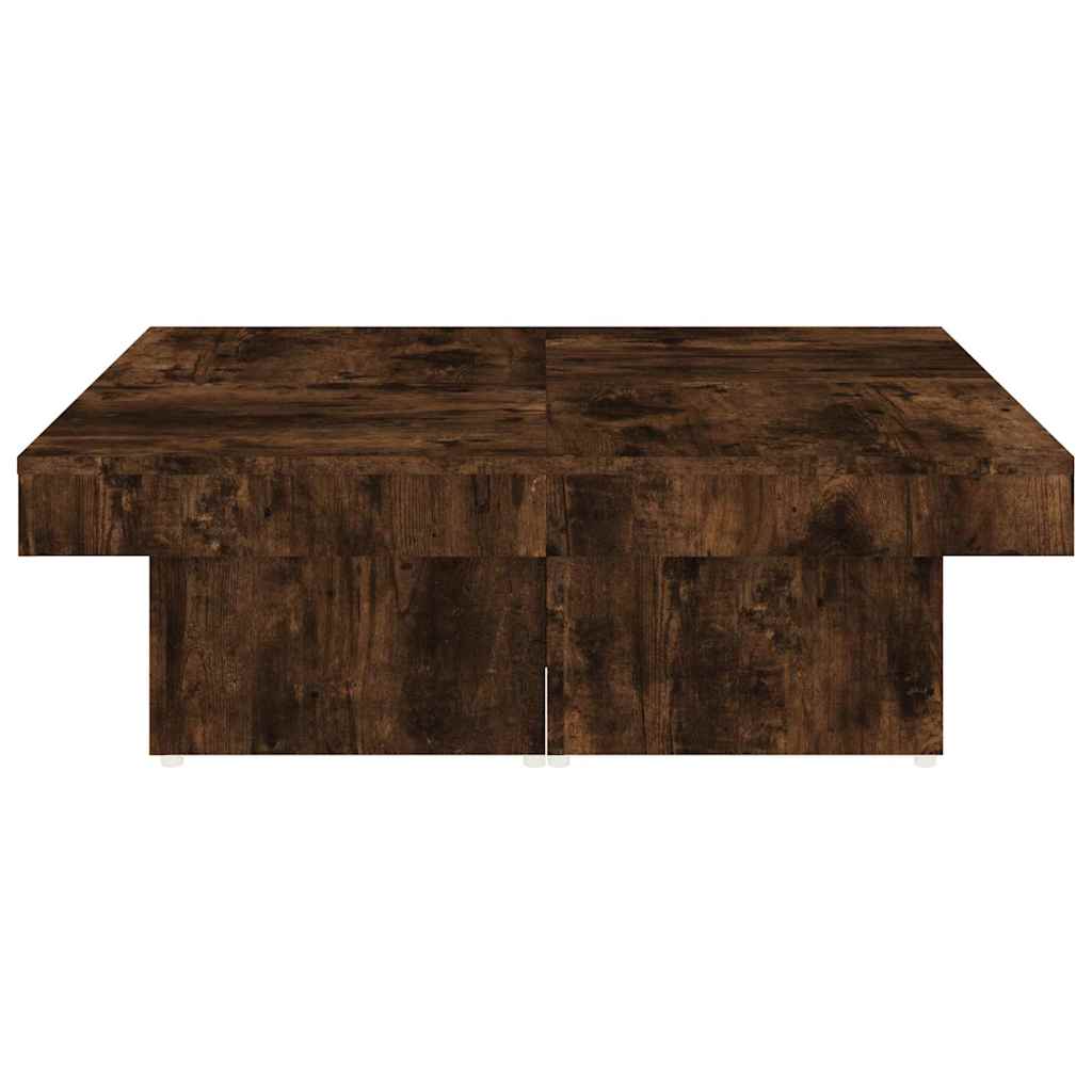 Stolić za kavu boja hrasta 90x90x28 cm od konstruiranog drva