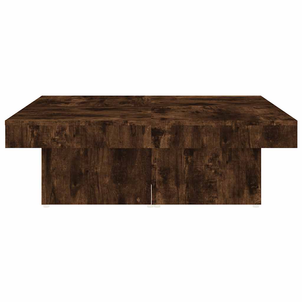 Stolić za kavu boja hrasta 90x90x28 cm od konstruiranog drva