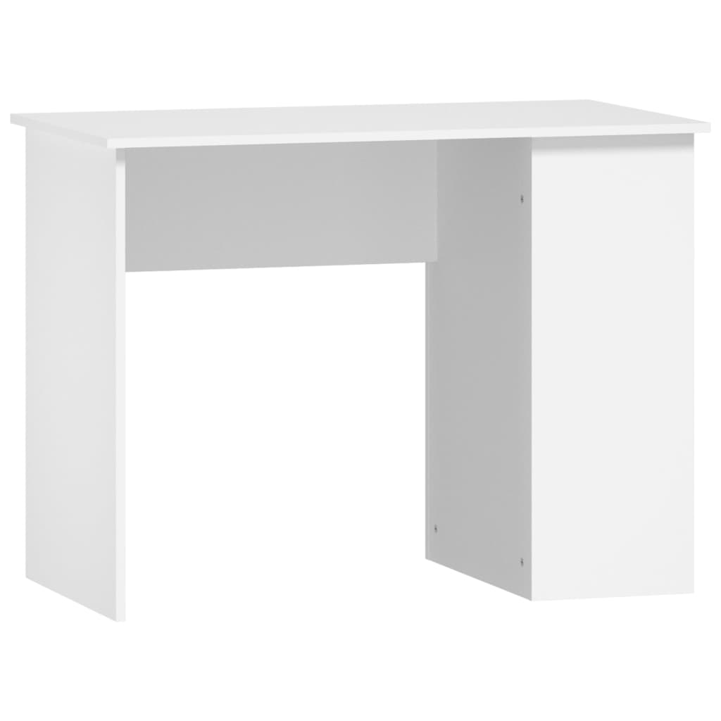 Radni stol bijeli 100 x 55 x 75 cm od konstruiranog drva