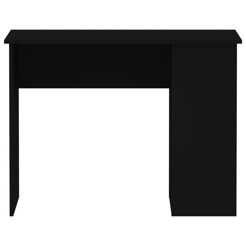 Radni stol crni 100 x 55 x 75 cm od konstruiranog drva