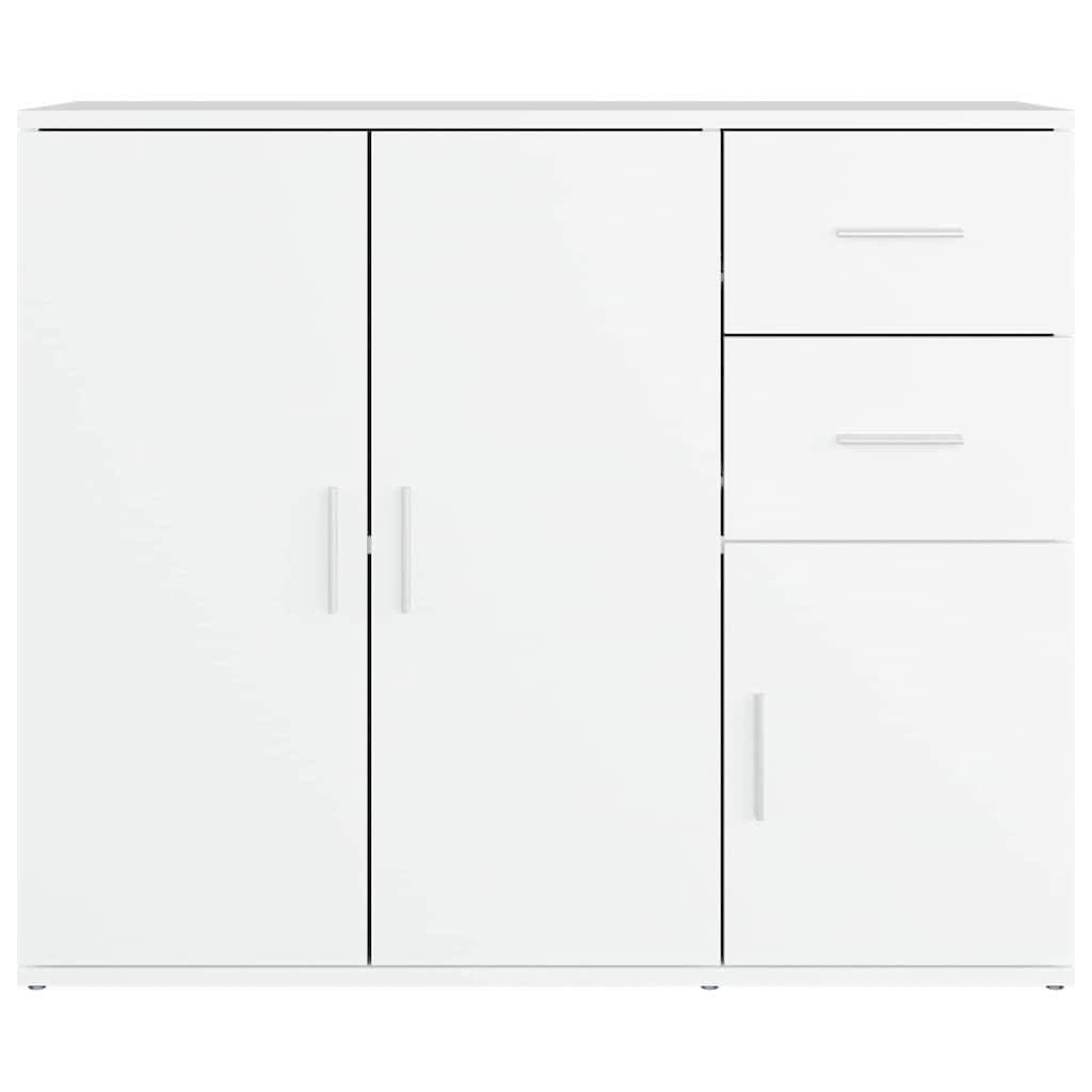 Komoda bijela 91 x 29,5 x 75 cm od konstruiranog drva