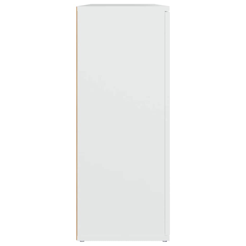 Komoda bijela 91 x 29,5 x 75 cm od konstruiranog drva