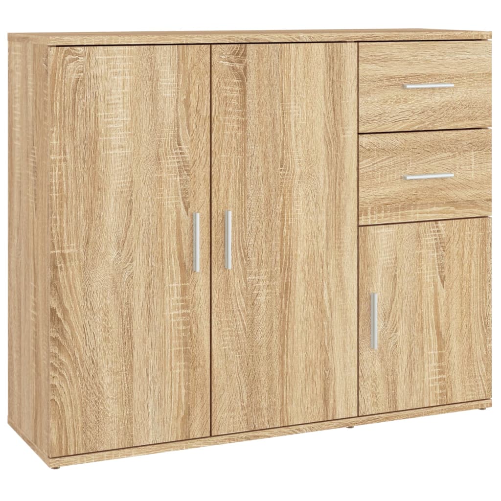 Komoda Sonoma hrast 91x29,5x75 cm Konstruirano drvo