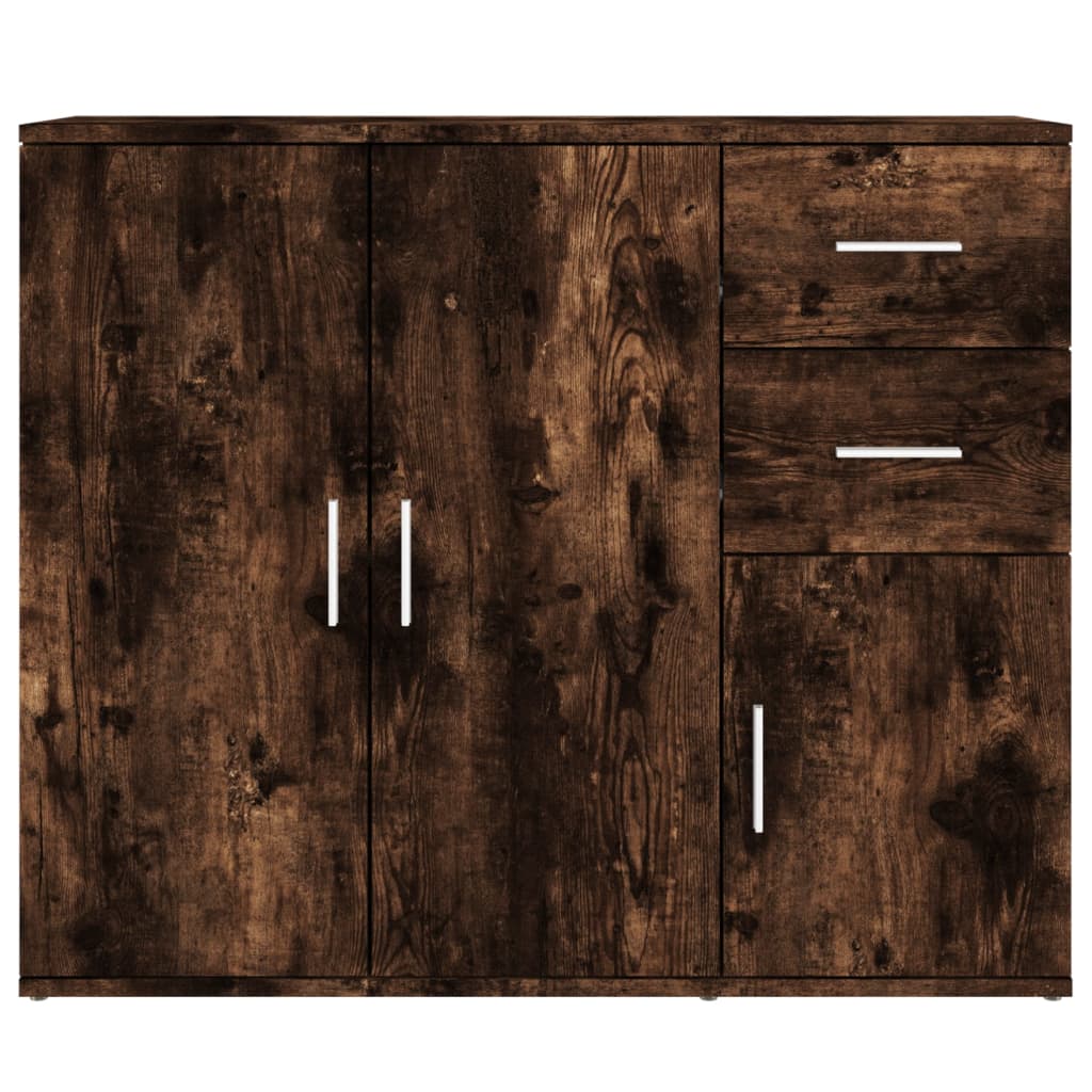 Komoda boja dimljenog hrasta 91x29,5x75cm od konstruiranog drva