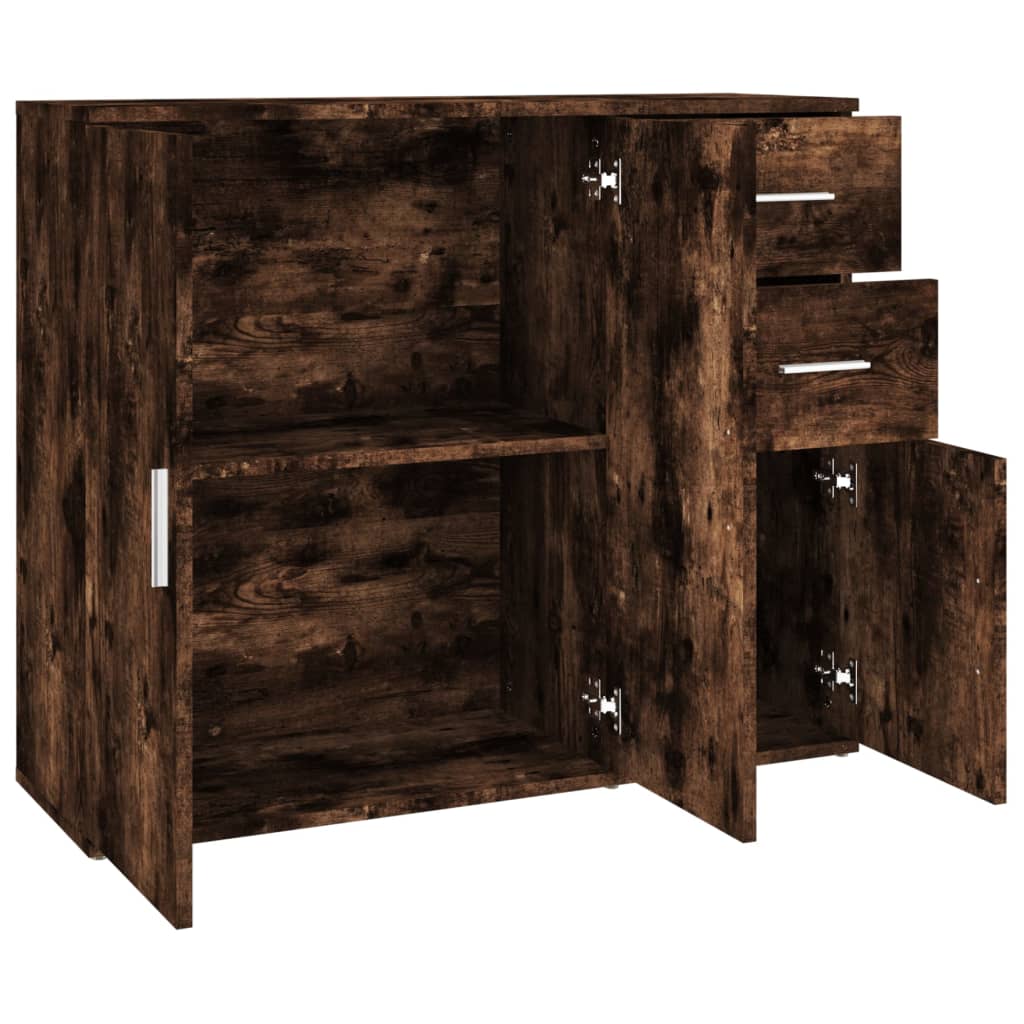 Komoda boja dimljenog hrasta 91x29,5x75cm od konstruiranog drva