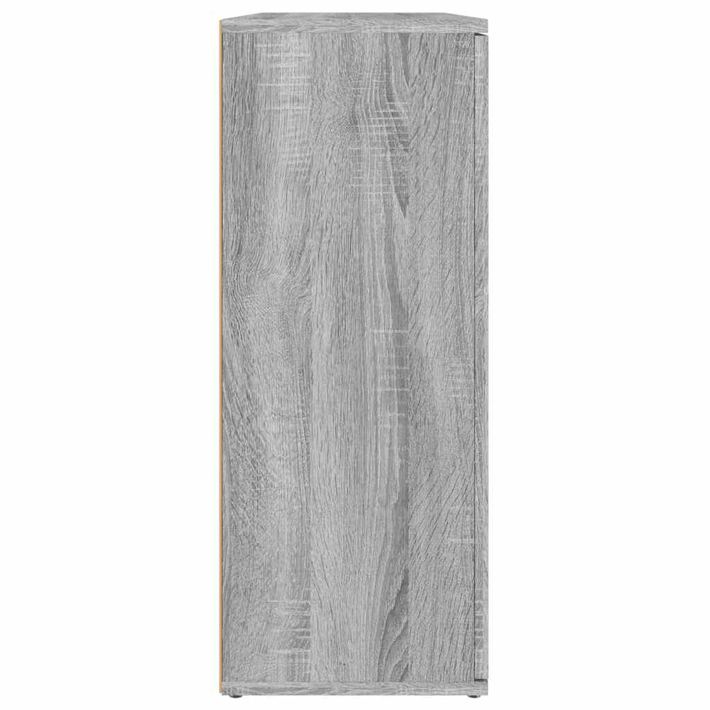 Komoda boja sivog hrasta 91x29,5x75 cm od konstruiranog drva