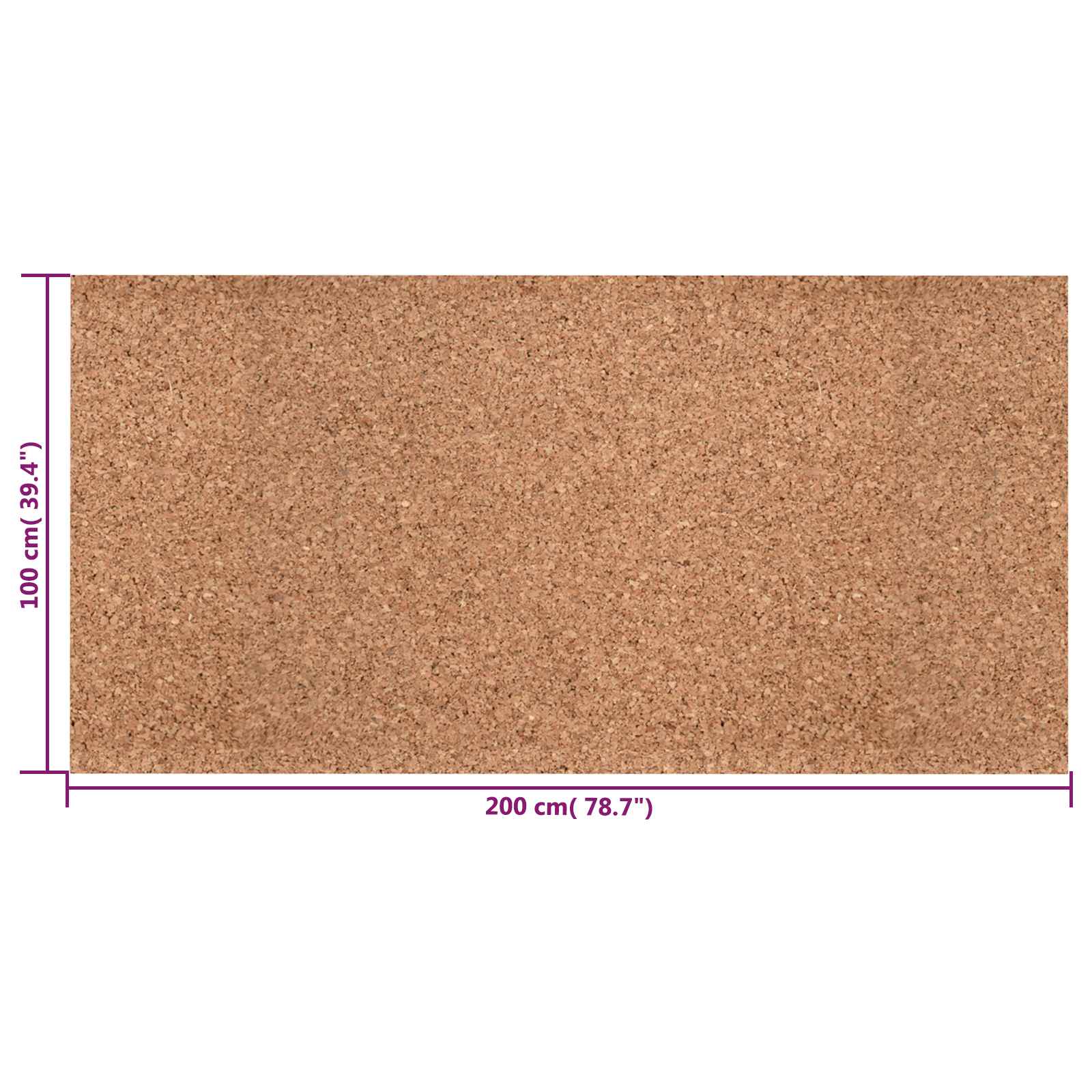 Role pluta Smeđa 100 x 200 x 0,8 cm Pluta
