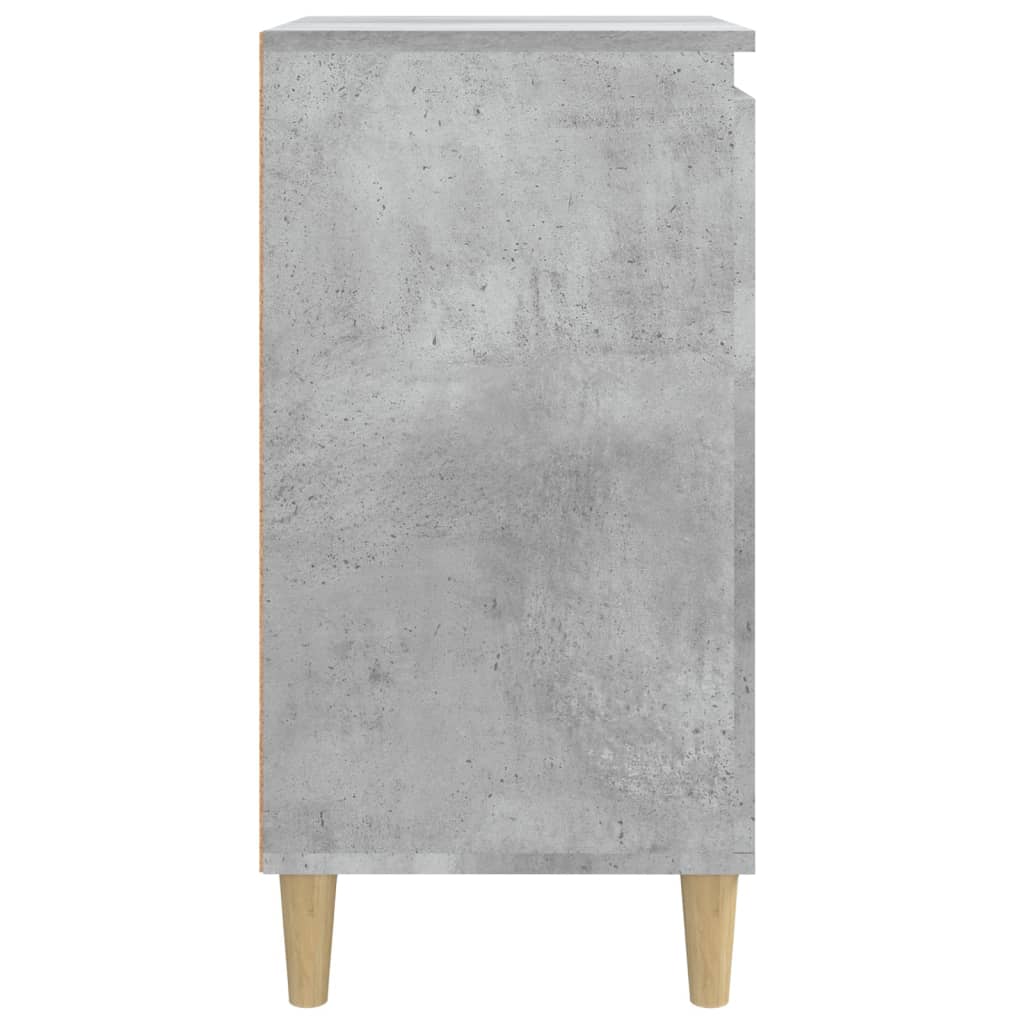 Noćni ormarići 2 kom boja betona 40x35x70 cm konstruirano drvo