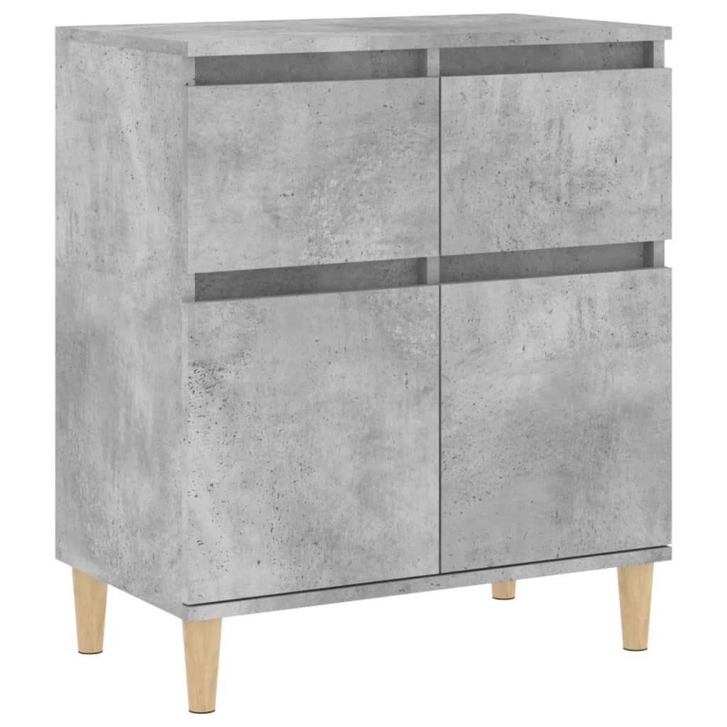 Komoda siva boja betona 60x35x70 cm od konstruiranog drva